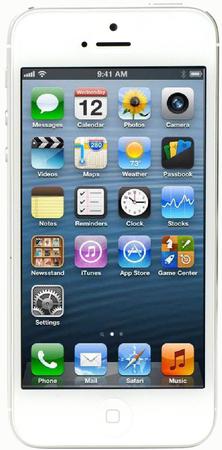 Смартфон Apple iPhone 5 32Gb White & Silver - Печора